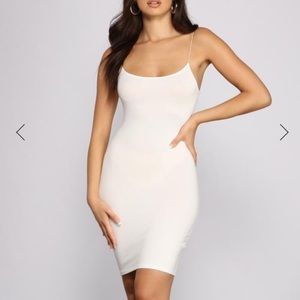 WINDSOR WHITE BODYCON DRESS